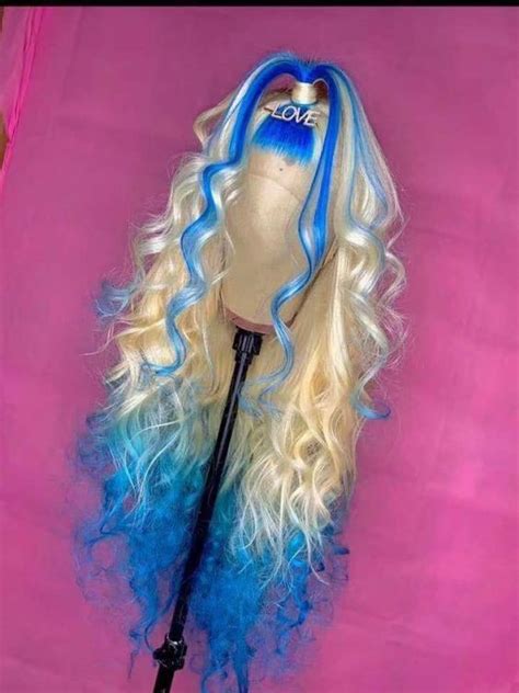Colorful Wig Wig Hairstyles Front Lace Wigs Human Hair Pretty Hair Color