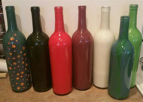 How To Paint Wine Bottles In About 5 Minutes This Is An Inexpensive And Quick Way To Turn Those