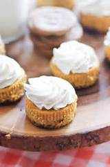 Images of Mini Pumpkin Cheesecakes