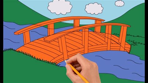 Insanely Examples How To Draw A Bridge Over A River How To Draw A