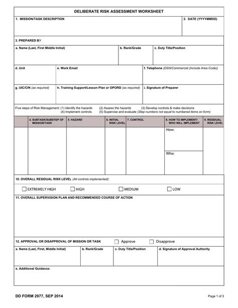 Dd Form 2977 Fill Out Printable PDF Forms Online