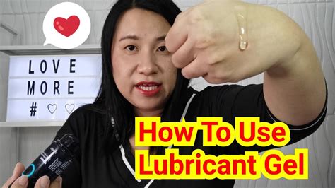 How To Use Lubricant For Sex [for Man And Woman ] Youtube