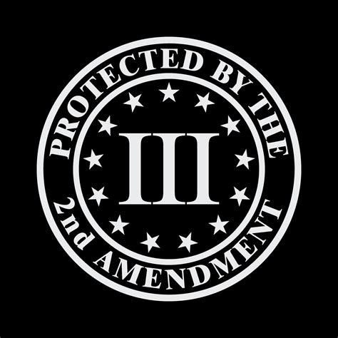 Protected By The 2nd Amendment Patriotic Vinyl Decal Sticker Etsy