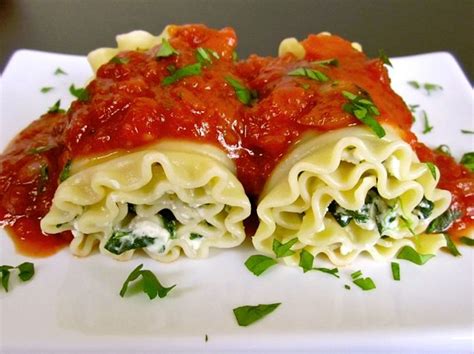 Spinach Lasagne Roll Ups Food Glorious Food