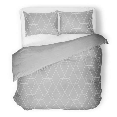 Whatever your style, there's nothing better than some fresh bedding to help you get a great night's sleep. METRO GEOMETRIC DIAMOND DOUBLE DUVET COVER SET MODERN ...