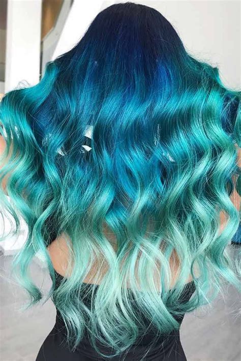 Ocean Blues #tealhair #bluehair ️ What can compare to the gorgeous ...