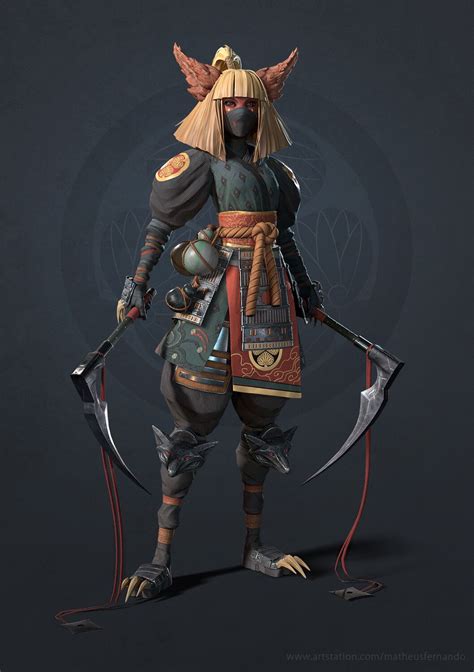Sculpting And Texturing A Stylized Shinobi Female Samurai Zbrush