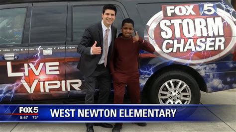 Fox 5 Storm Team Visits West Newton Elementary Youtube