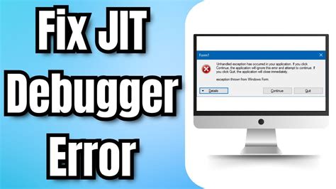 How To Fix Just In Time Jit Debugger Error 2024 Youtube