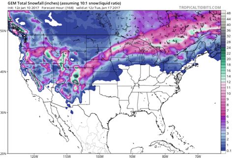 Western Us Continues To Get Hit With Heavy Snowfall 50 Of Snow For