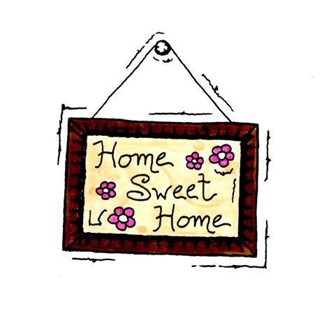 Home Sweet Home Sign Clipart Clip Art Library