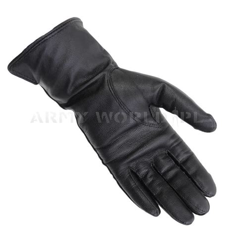 dutch military leather gloves black original new military clothing gloves military