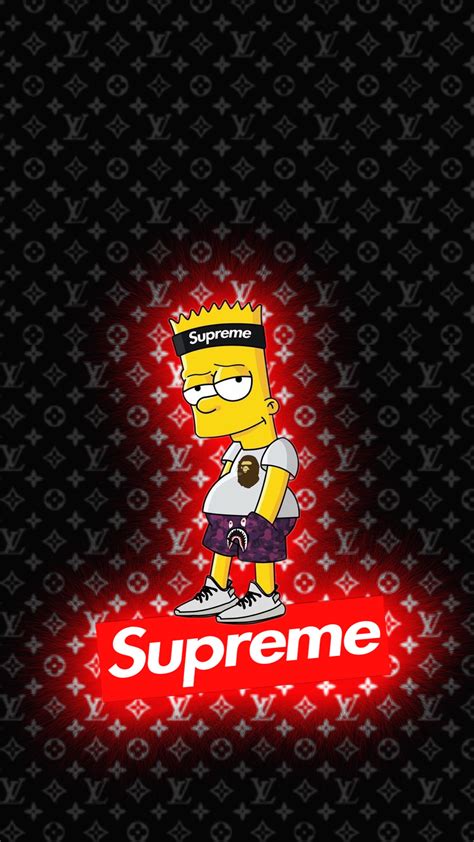 Freetoedit Wallpaper Lockscreen Bart Supreme