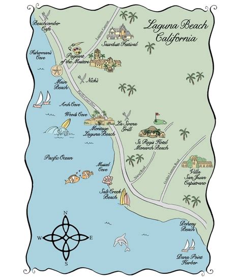 Laguna Beach California Map Printable Maps