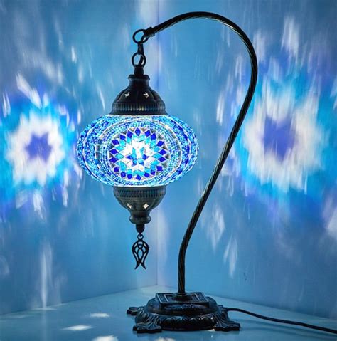Colors Turkish Moroccan Mosaic Lamp Free Day Shipping Etsy