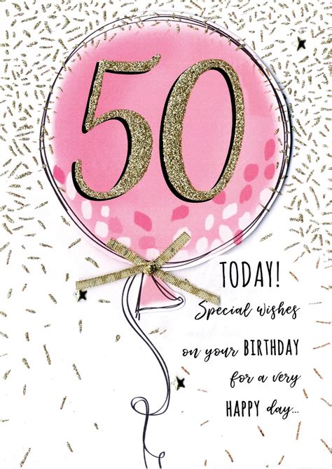 Woman 50th Birthday Wishes The Cake Boutique