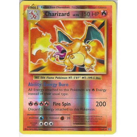 Pokemon Trading Card Game Charizard 11108 Rare Reverse Holo Card