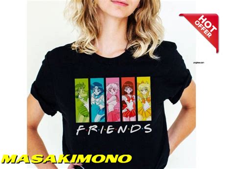 Anime Girl T Shirt Anime Friends Shirt Trending Friends Etsy