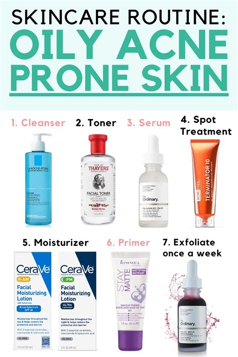 9 Best Skin Care Products For Oily Acne Prone Skin Acne Prone Skin