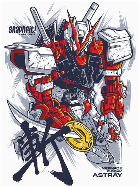 Astray Red Frame T Shirt For Sale By Snapnfit Redbubble Gundam T