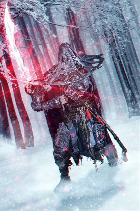 Cosplay My Bloody Finger Hunter Yura Edited To Be In A A Snowy
