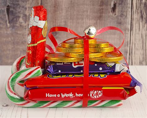 Christmas Chocolate Santa Sleigh T Christmas Eve Box Etsy