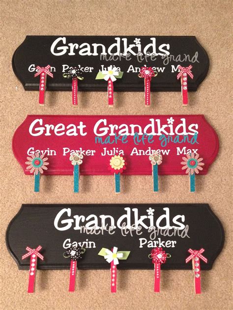 Maybe you would like to learn more about one of these? Grandma Gift- Grandkids make life grand | Gifts | Pinterest