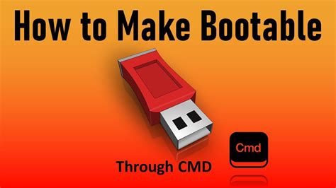 How To Make A Bootable Usb Without Software Bootable Usb Through Cmd