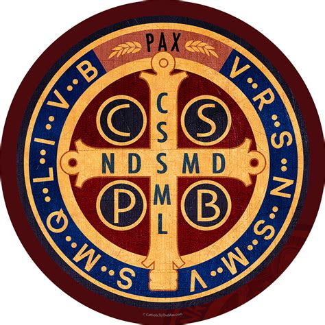 Decal St Benedict Medal 3 Colored St Pauls Catholic Books And Ts
