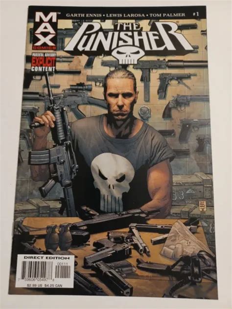 Punisher 1 Comic Book Garth Ennis Tim Bradstreet Cover Marvel
