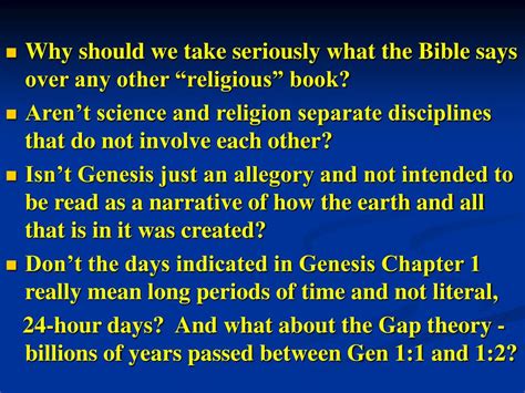 Ppt In The Beginning Science And Genesis 1 11 Powerpoint