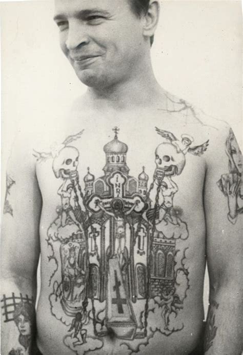 Decoding Russian Criminal Tattoos In Pictures Gang Tattoos Old