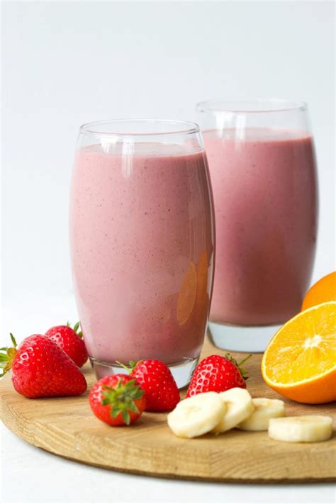 Strawberry And Orange Smoothie Vegan Whole30 Every Last Bite