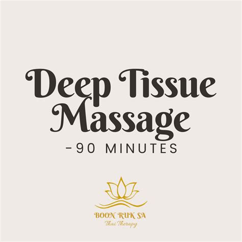 90 Min Deep Tissue Massage With Hot Oil And Optional Wat Pho Tiger Balm Boon Ruk Sa Thai Therapy