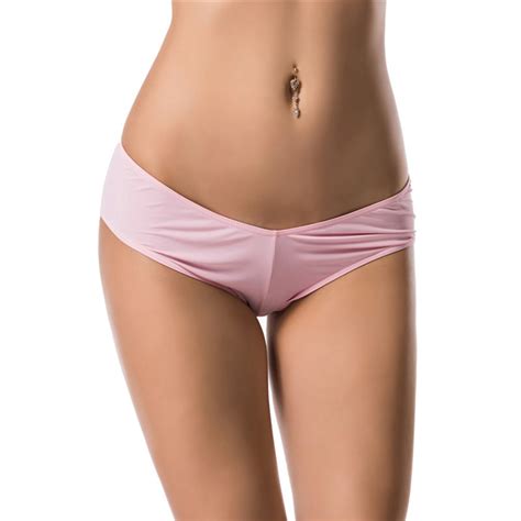 Private Label Stylish Sexy Cute Shiny Nylon Women Pink Panties Buy