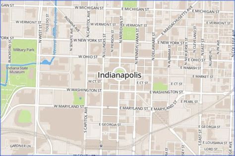 Indianapolis Map And Guide