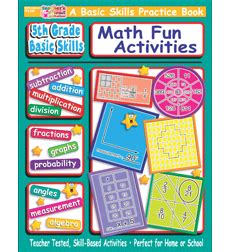 Readers of this book may ask, how is this math? kids cut and tape and sew and color. 5th Grade Basic Skills: Fun Math Activities by