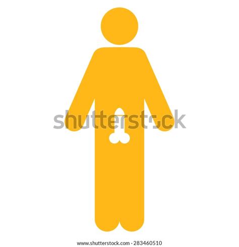 Male Penis Erection Icon Flat Symbol Stock Vector Royalty Free Shutterstock