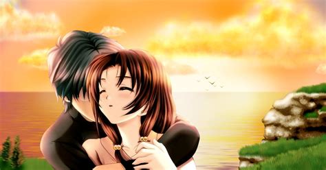 Wallpaper Anime Couple Download 1080x1920 Anime Couple Romance