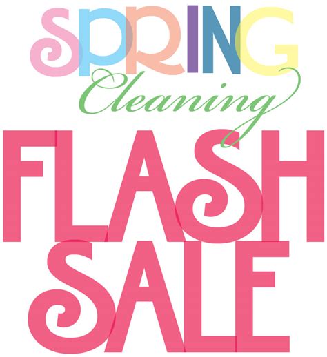 Flash Sale Spring Cleaning