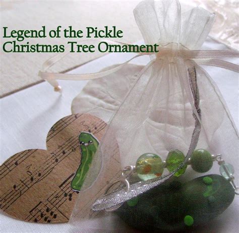 Christmas Pickle Ornament Legend Of The Pickle Holiday Tradition