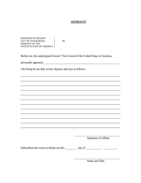 Tips for making a notarized affidavit an affidavit (also known as a general affidavit) is a written statement of facts, sworn under an oath and download pdfchef with free printable form templates. Download form I 864 48 Sample Affidavit forms & Templates ...