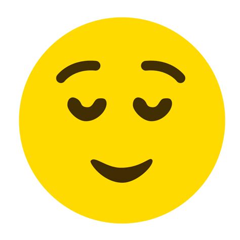 Emoji Feel Comfortable Happy Png File 10313703 Png