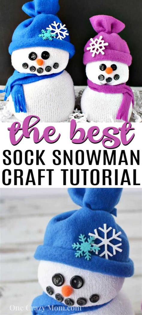 Diy Sock Snowman Craft Snowman Made Out Of Socks Sock Snowman