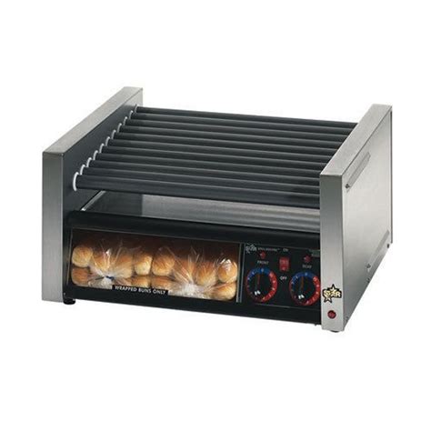 Star Grill Max 30scbbc 30 Hot Dog Electric Roller Grill With Duratec