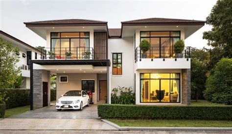 A low pitch roof may not be acceptable to the planners so thats an added problem. Double story beautiful story house plan, 235 square meters ...
