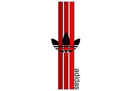 Adidas New Logo With Three Stripes Crossing The Logo In The