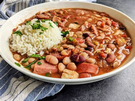 Slow Cooker Cajun Bean Soup With Sausage Chicken And Bacon About