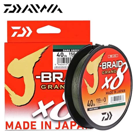 J Braid Grand Daiwa Yd Yd X Strands Braided Pe Line Sizes