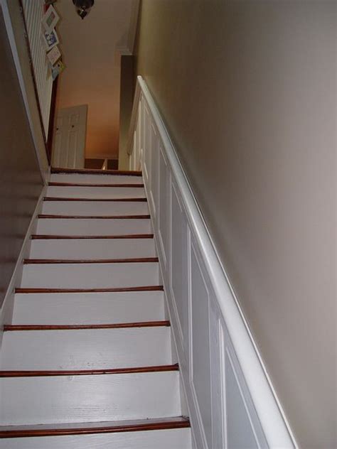 Staircase Wainscoting And Handrail Project Staircase Handrail